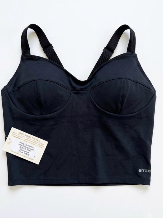 errday Other - New Boutique Errday Tank Cropped Black Summer Giddy Up Glamour Large Workout